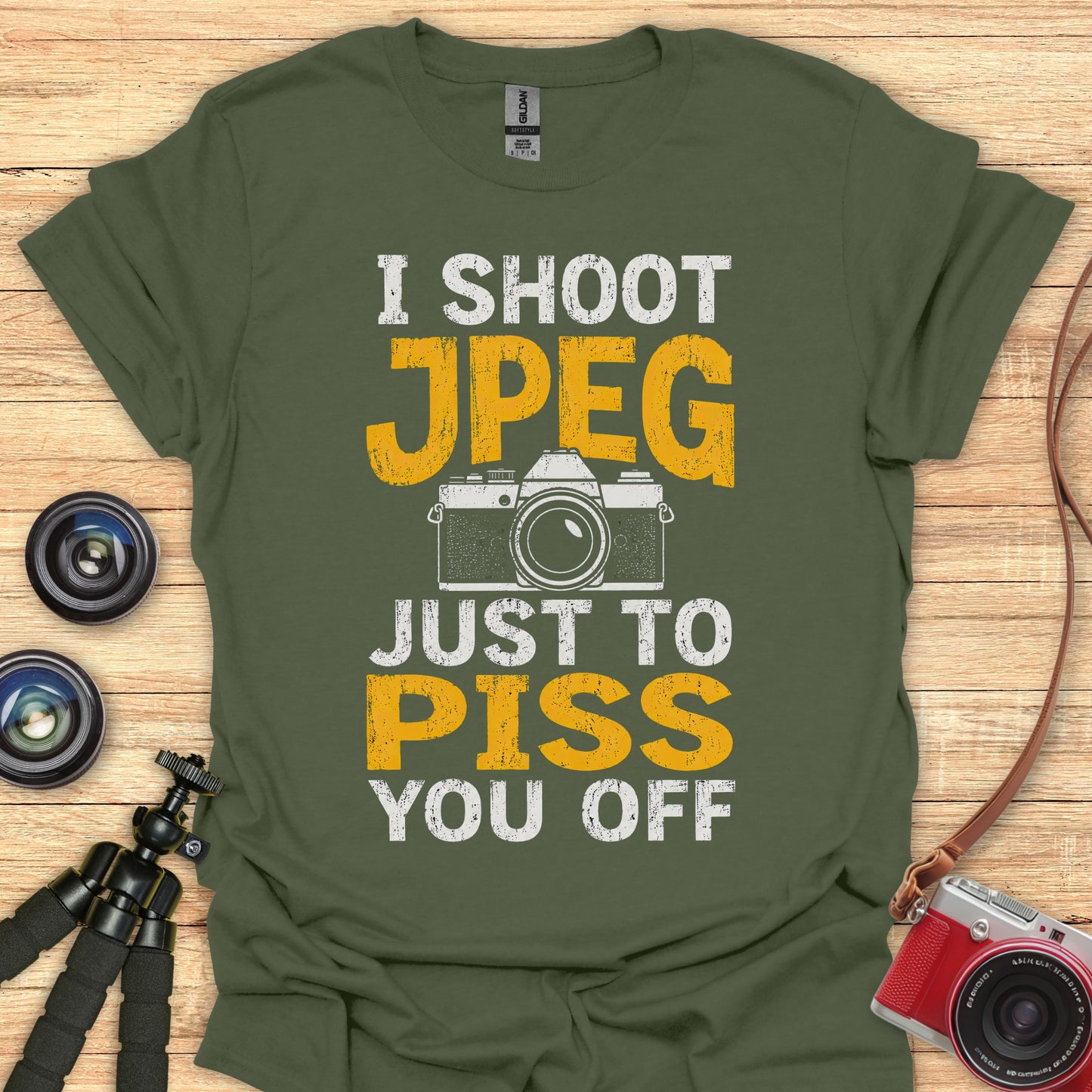 I Shoot JPEG Just To...T-Shirt