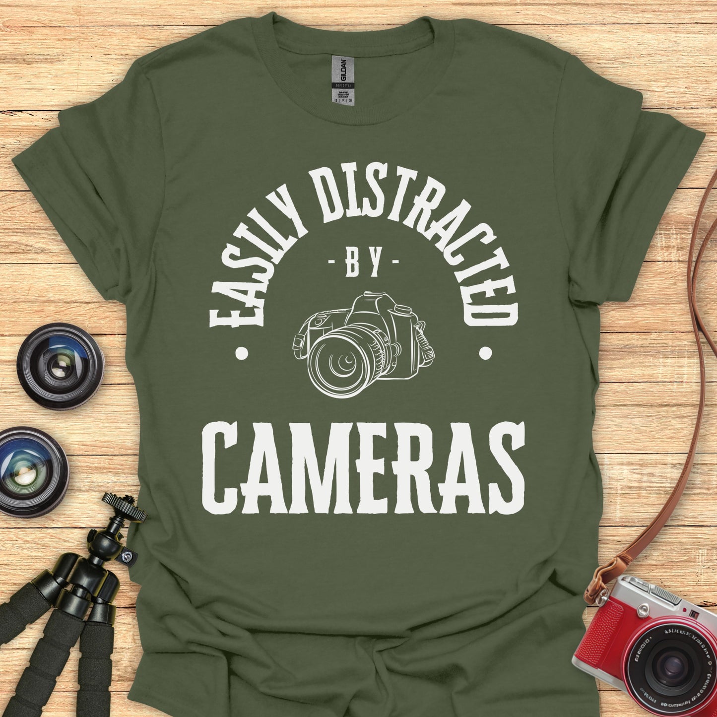 Easily Distracted By Cameras T-Shirt