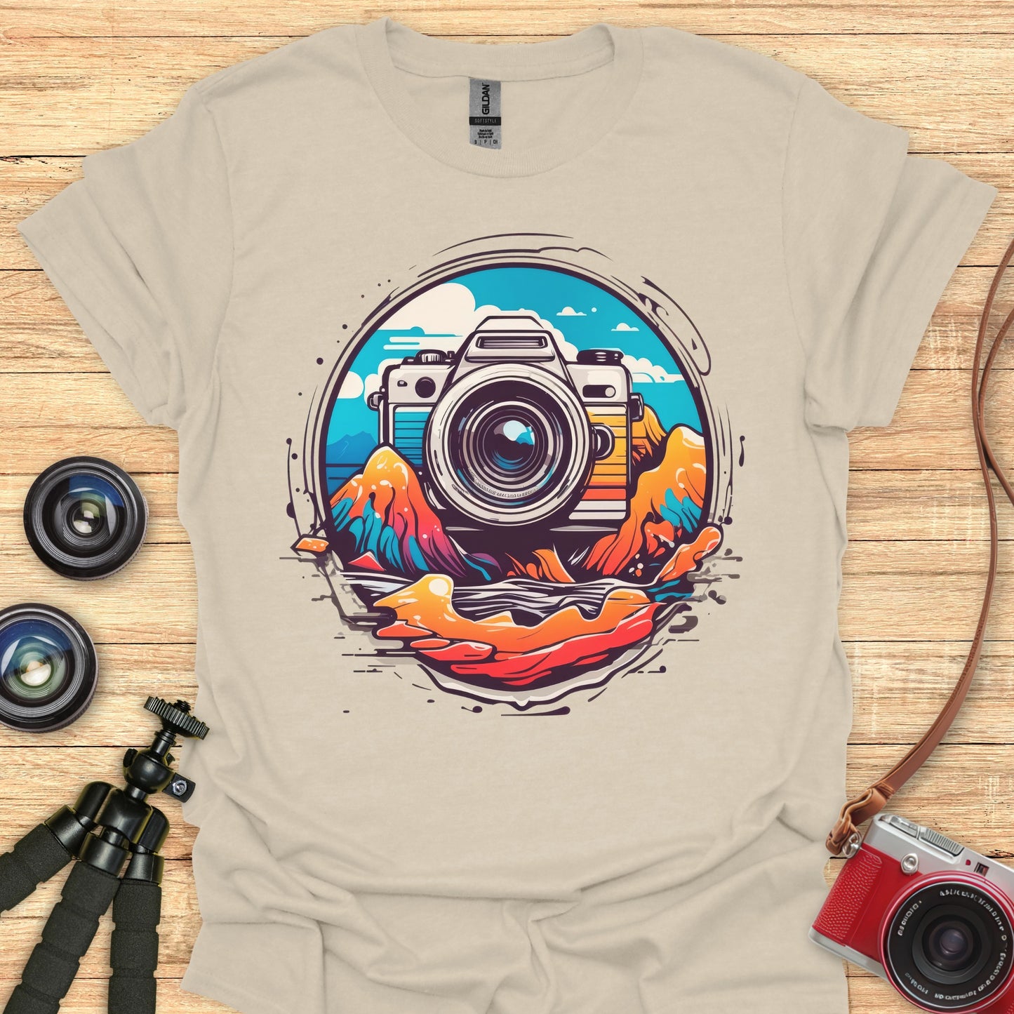 Camera Mountain View T-Shirt