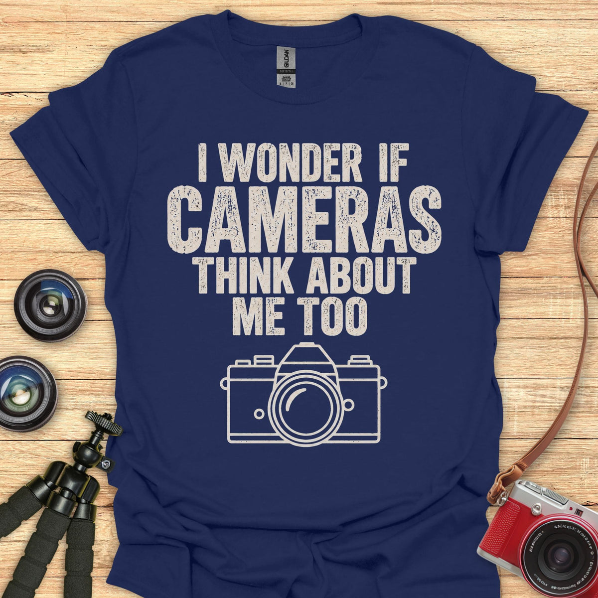 Cameras Thinking T-Shirt