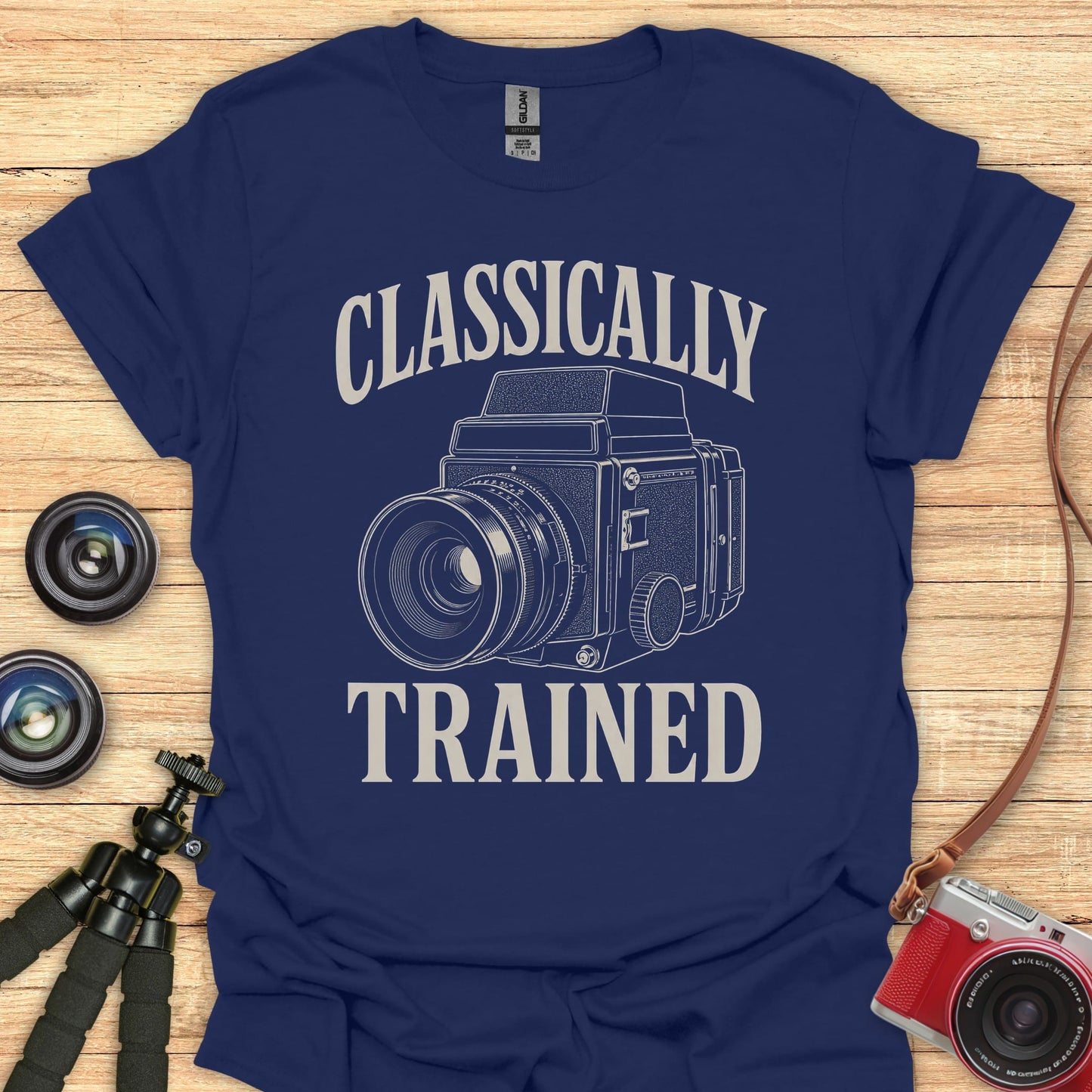 Classically Trained – Medium Format SLR T-Shirt