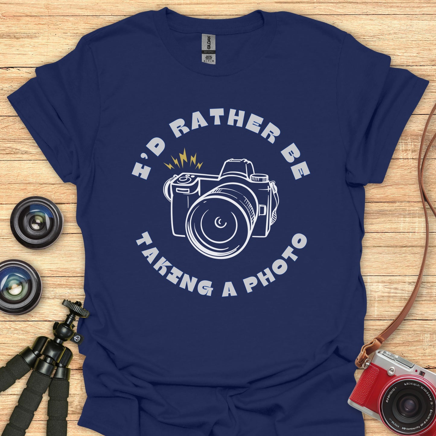 I’d Rather Be Taking a Photo T-Shirt