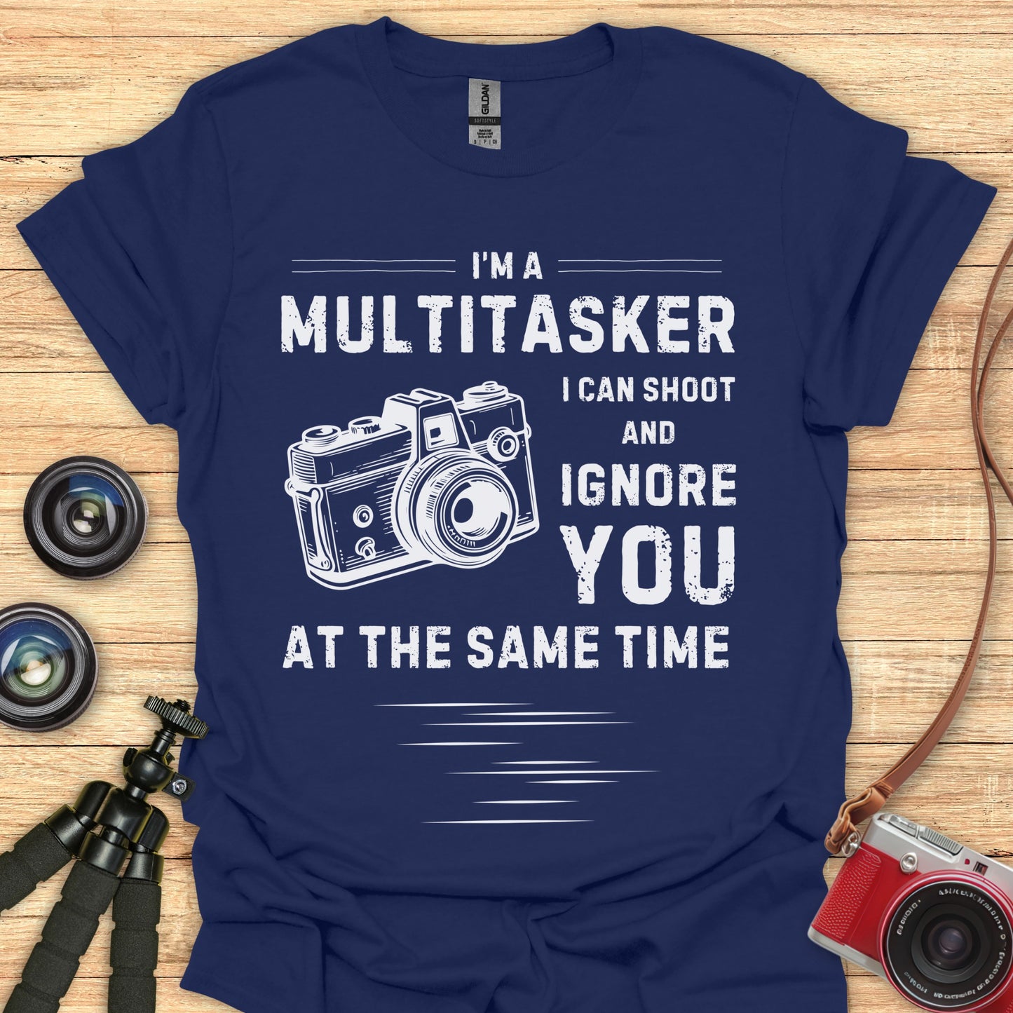 Multitasking Photographer T-Shirt