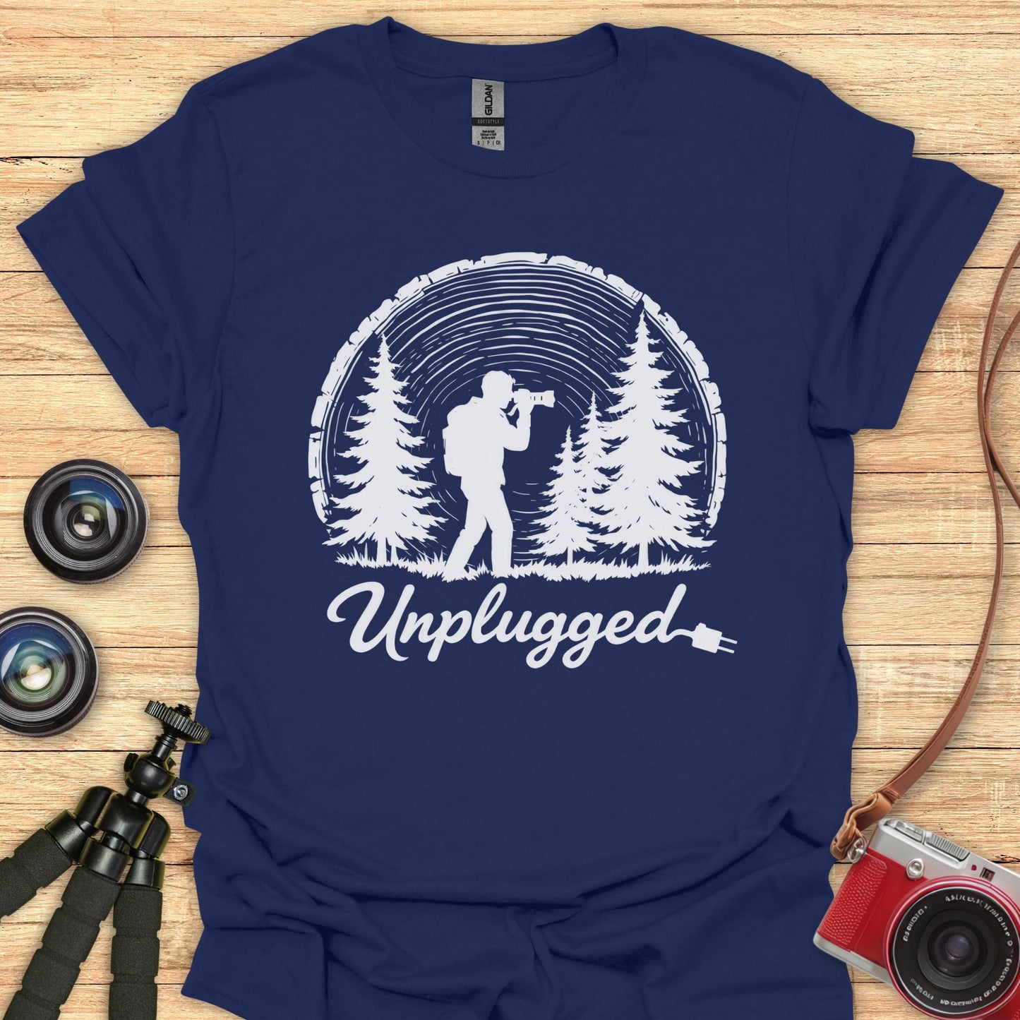 Unplugged Photographer T-Shirt