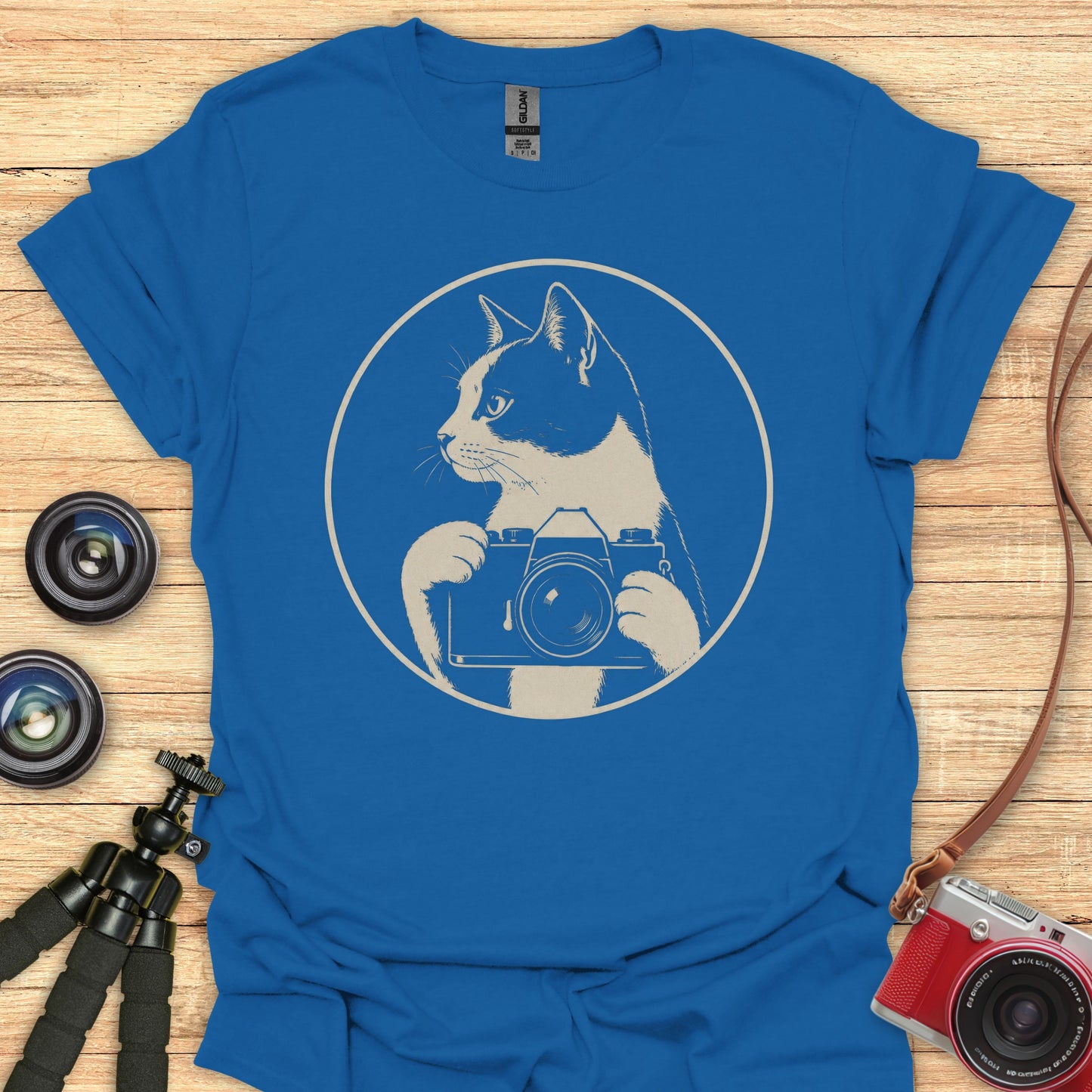 Camera Cat T-Shirt