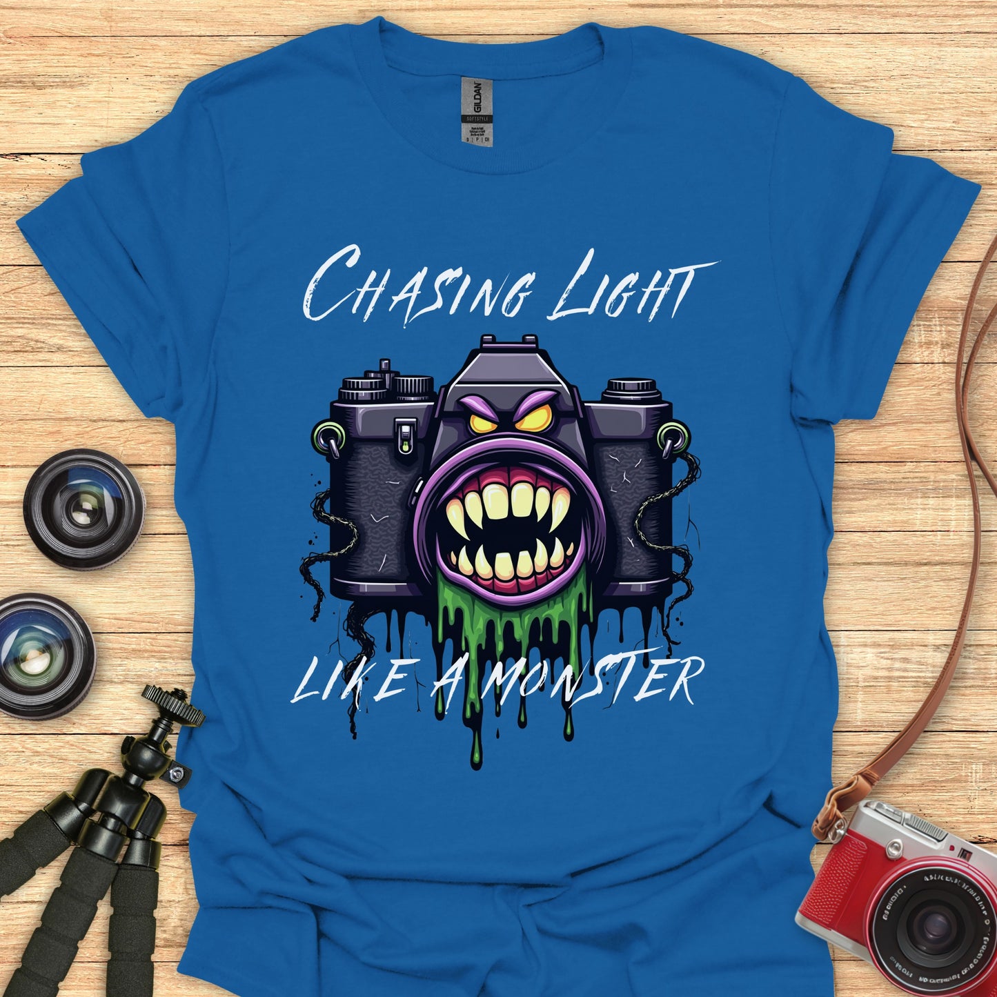Chasing Light Like A Monster T-Shirt