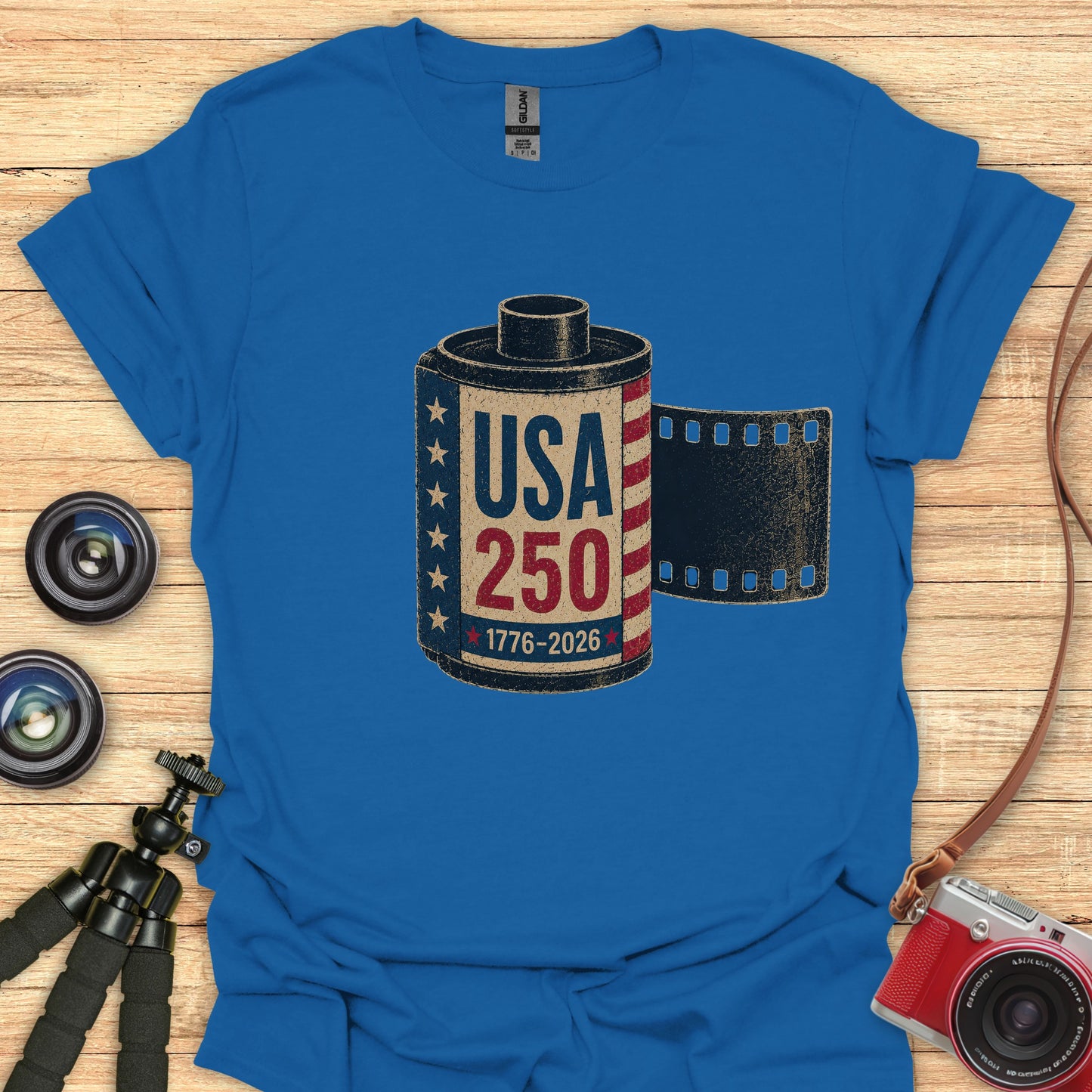 35mm Film Roll 250th T-Shirt