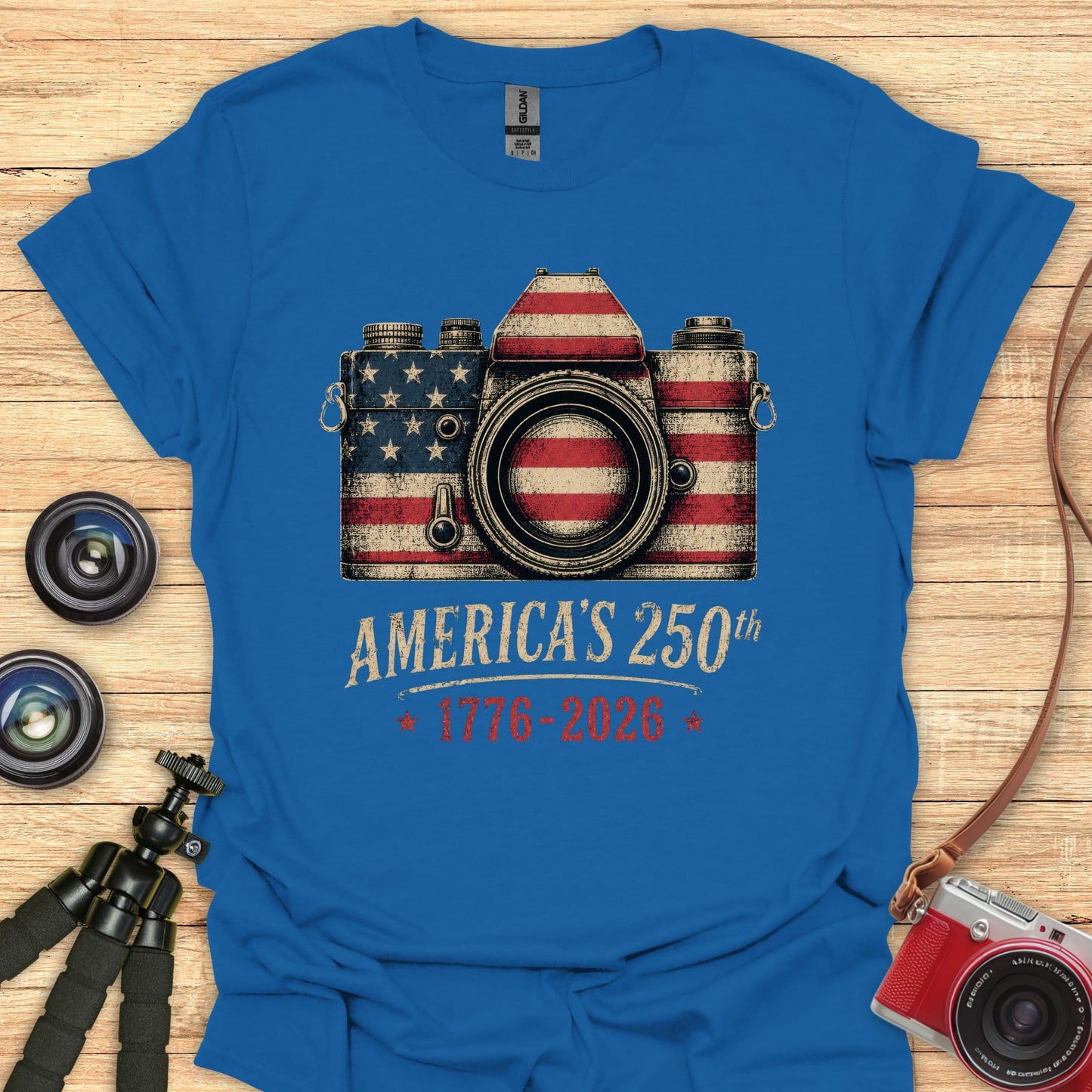 American Classic Camera 250th T-Shirt