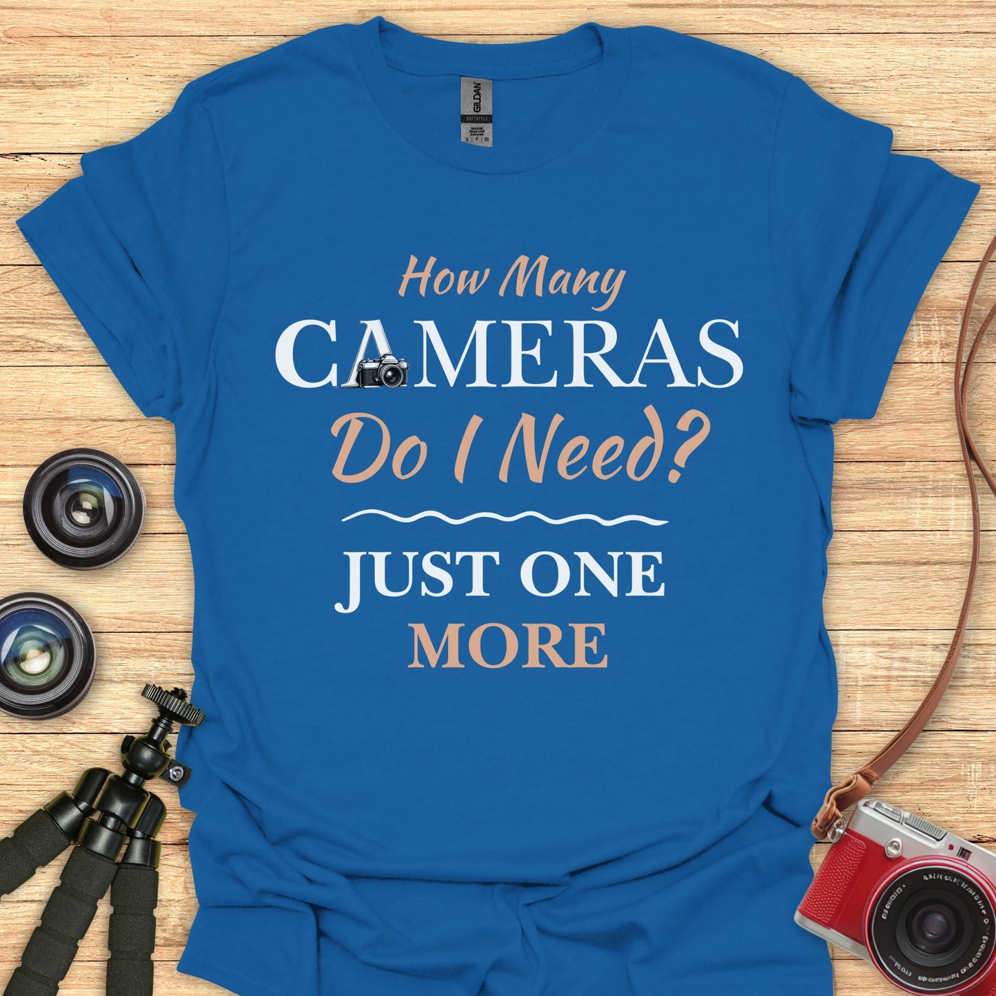 How Many Cameras? T-Shirt