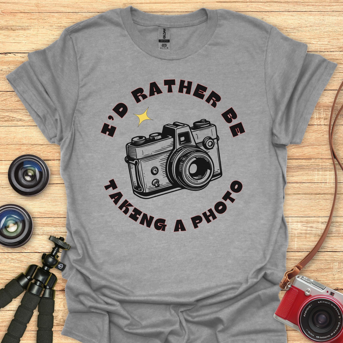 I'd Rather Be Taking a Photo T-Shirt