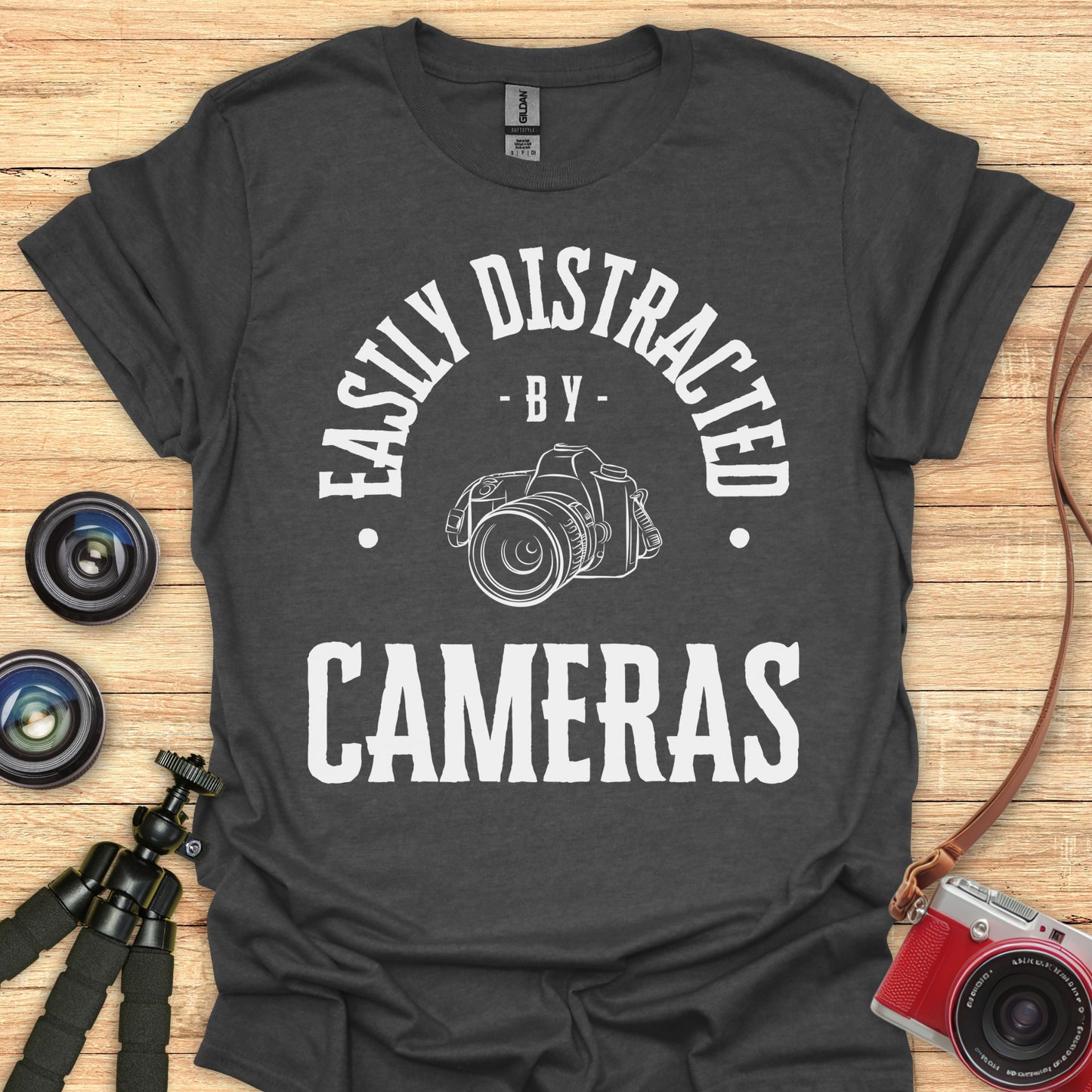 Easily Distracted By Cameras T-Shirt