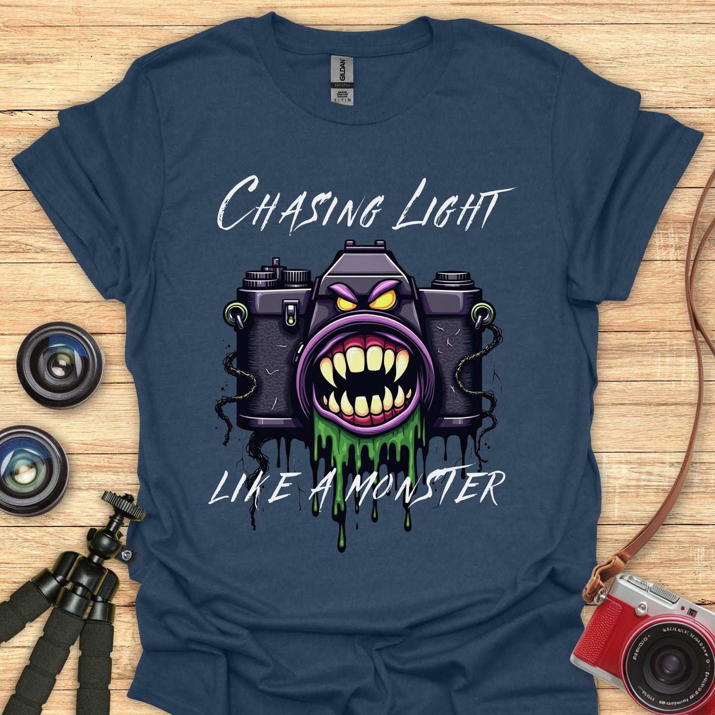 Chasing Light Like A Monster T-Shirt