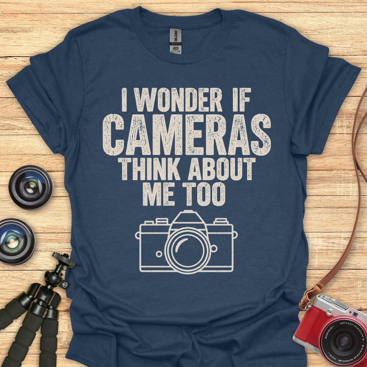 Cameras Thinking T-Shirt