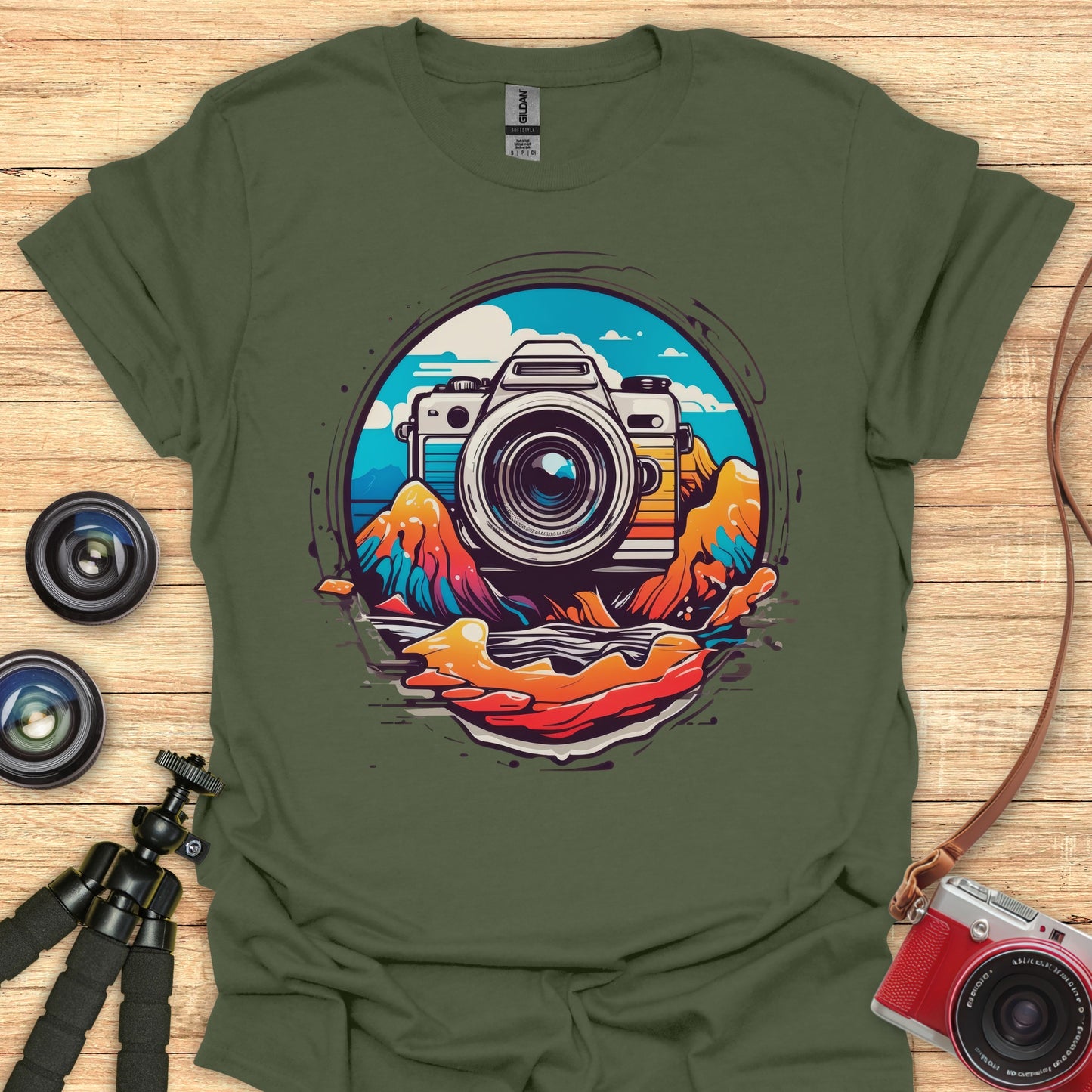 Camera Mountain View T-Shirt