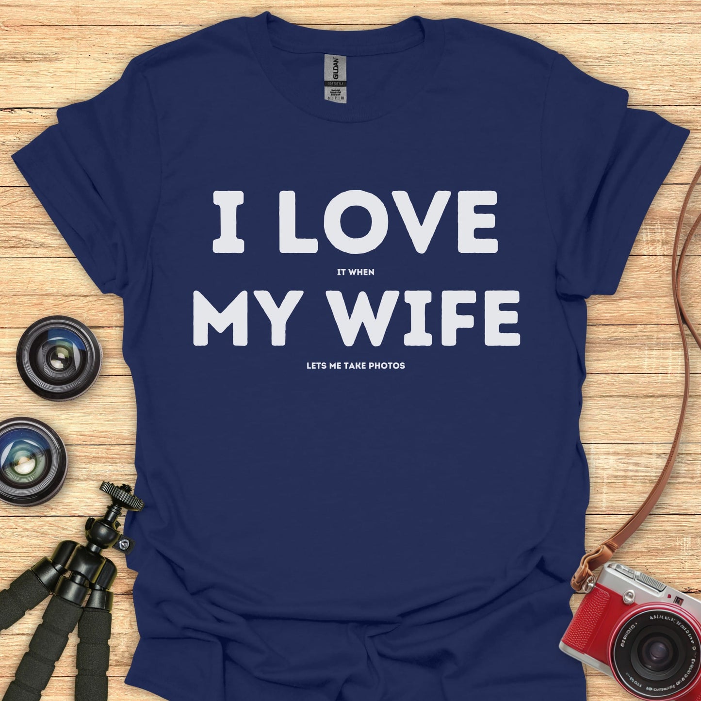 I Love My Wife Photo T-Shirt