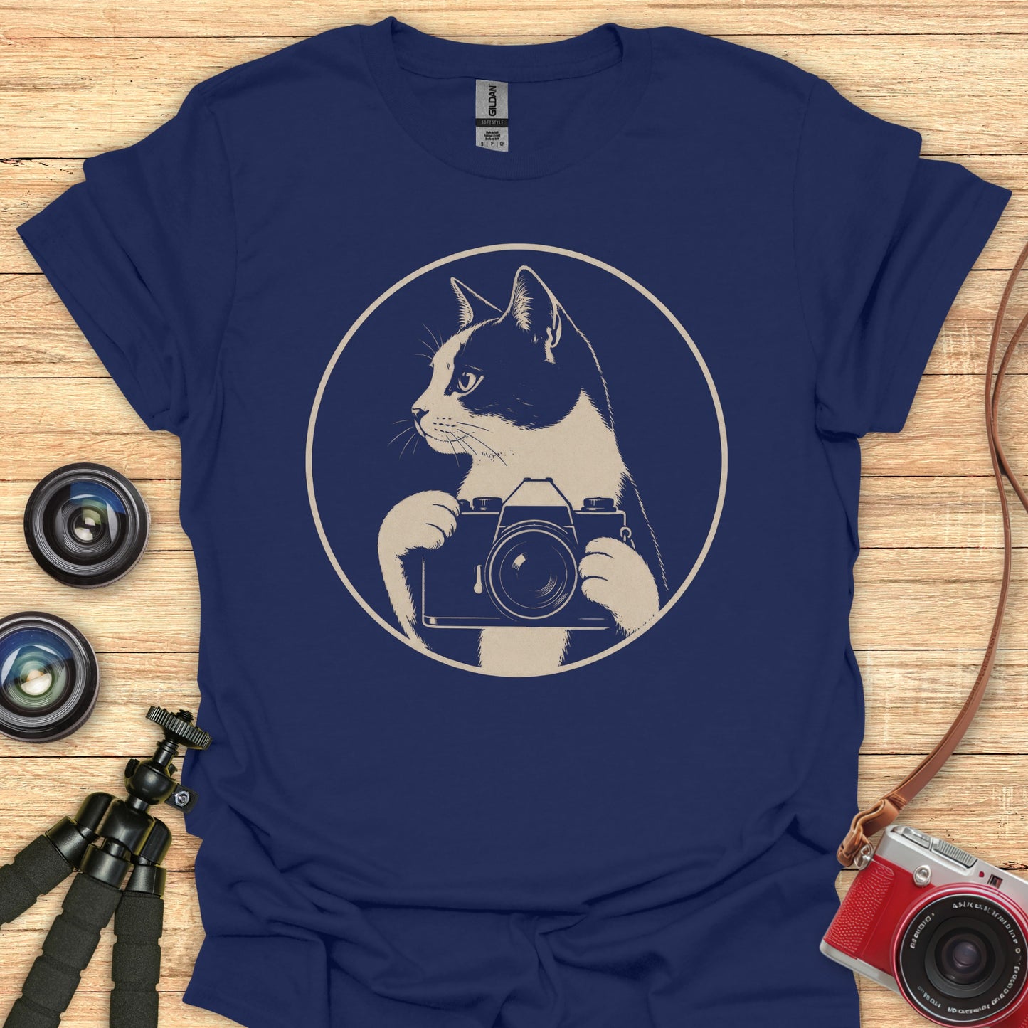 Camera Cat T-Shirt