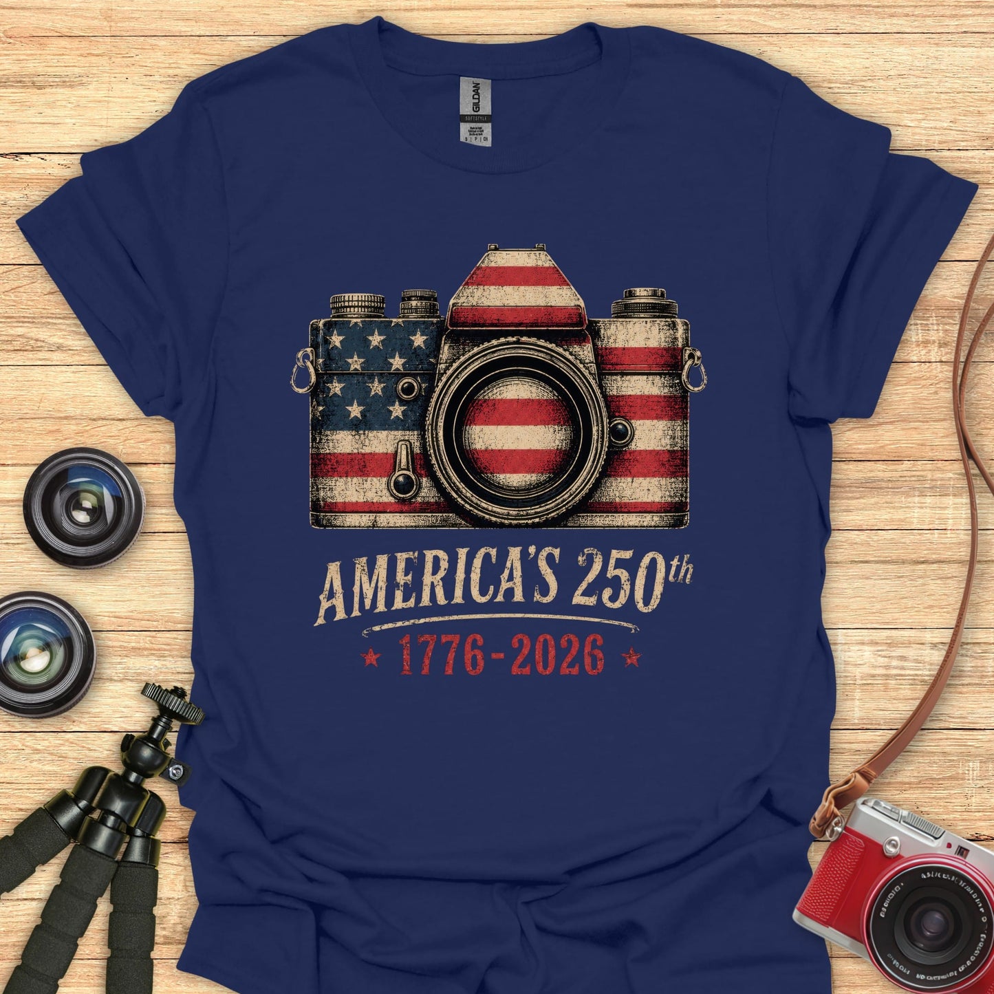 American Classic Camera 250th T-Shirt