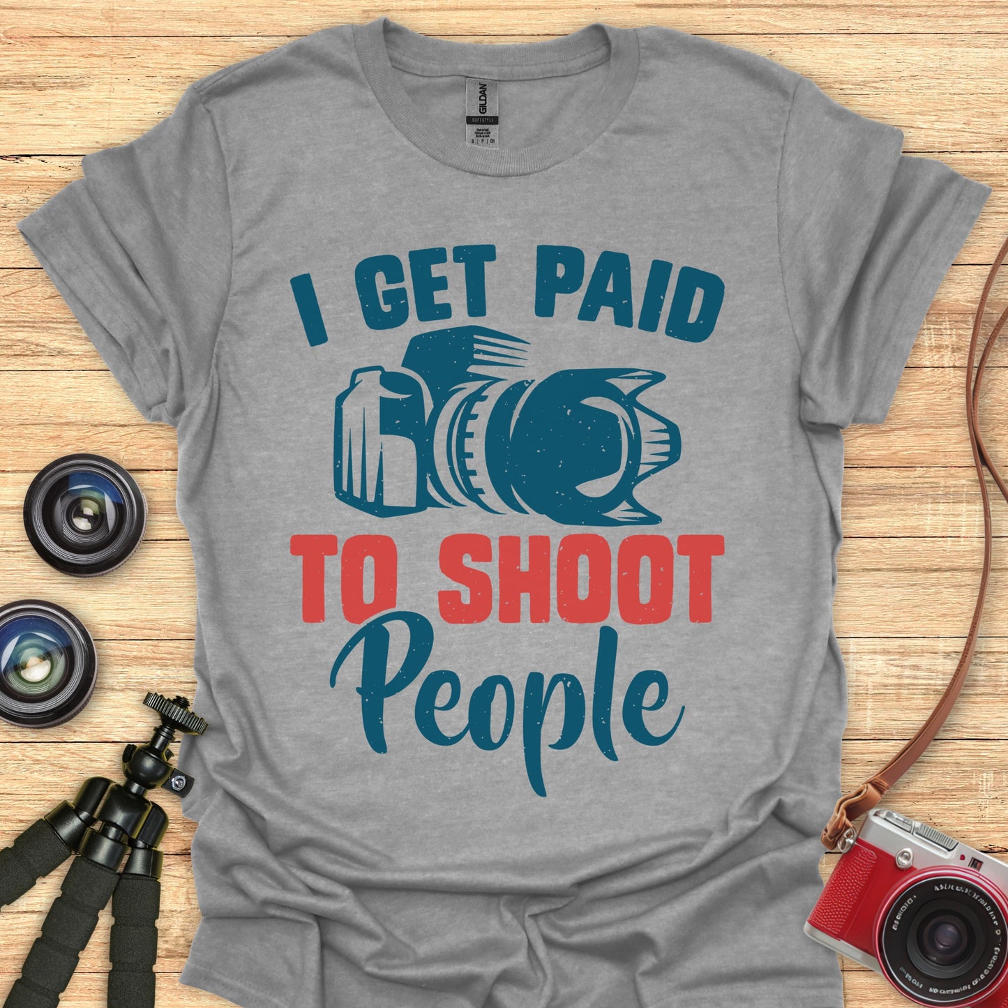 I Get Paid to Shoot People T-Shirt