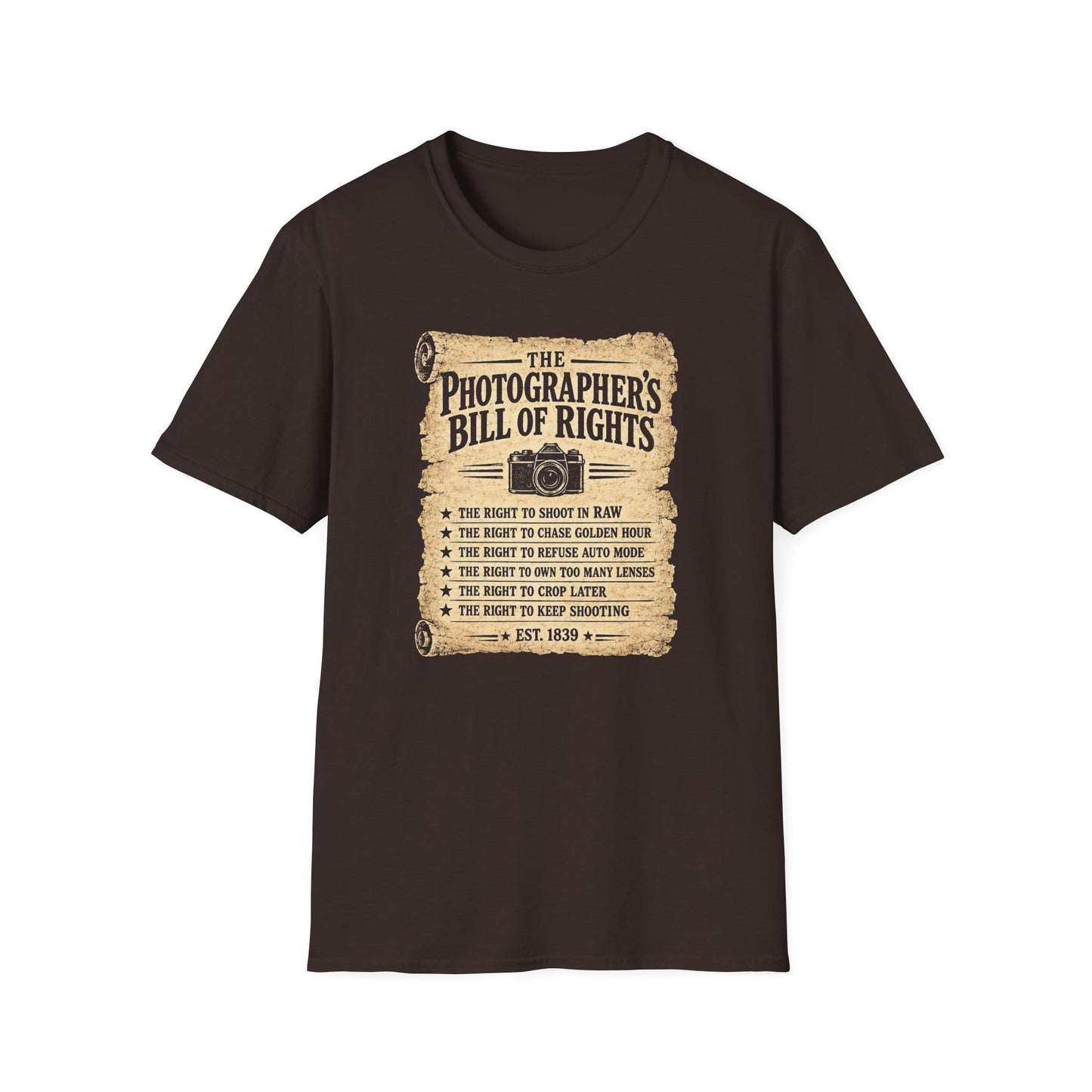 Photographer Bill Of Rights T-Shirt