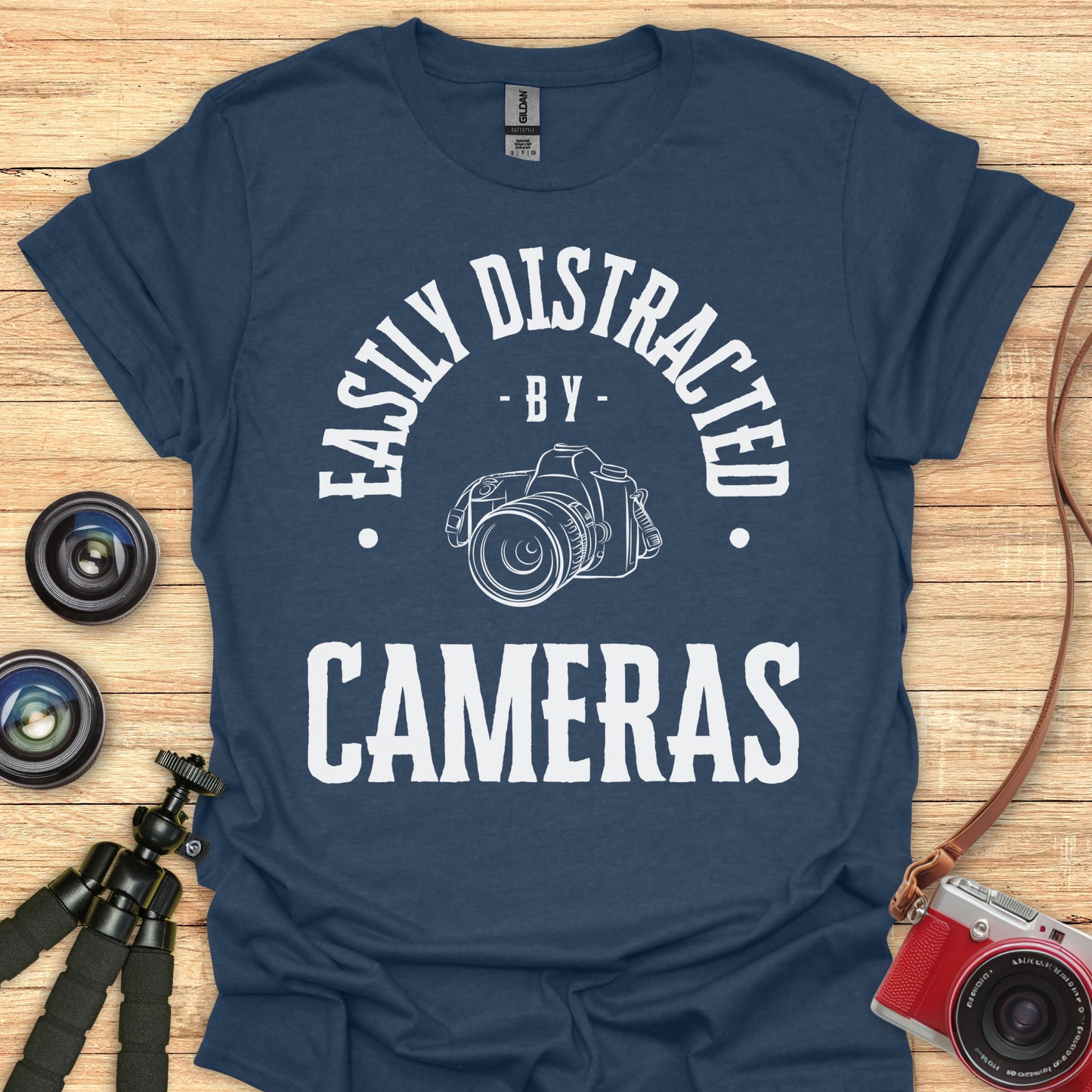 Easily Distracted By Cameras T-Shirt