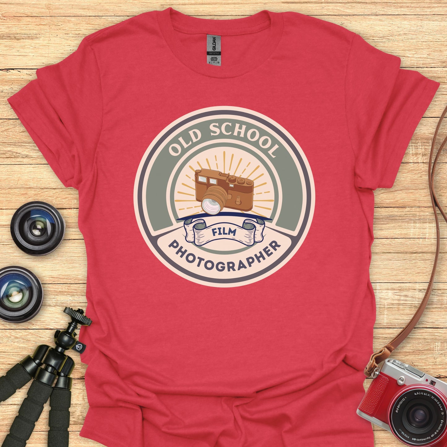 Old School Film Photographer T-Shirt