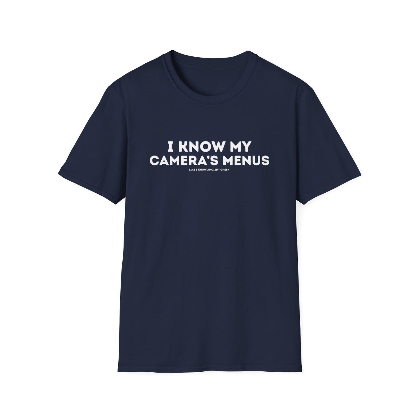 Camera Menus T-Shirt