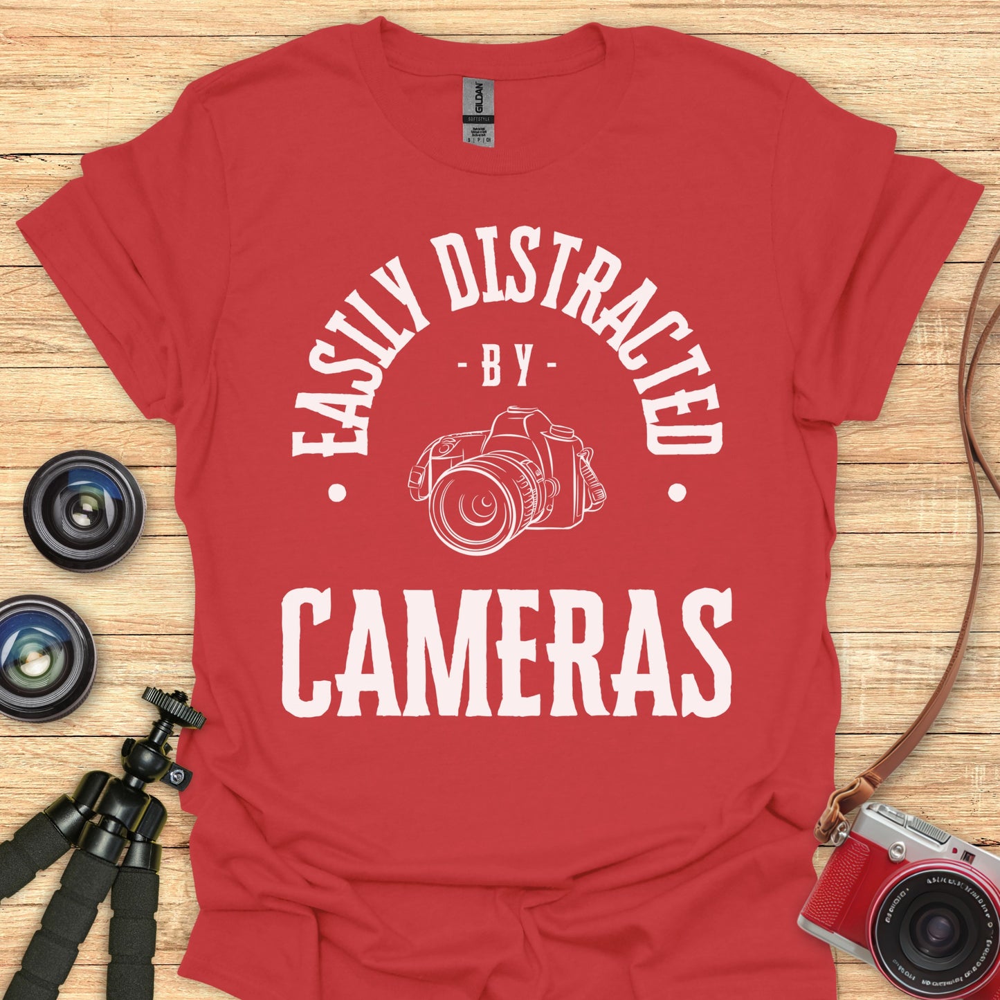 Easily Distracted By Cameras T-Shirt