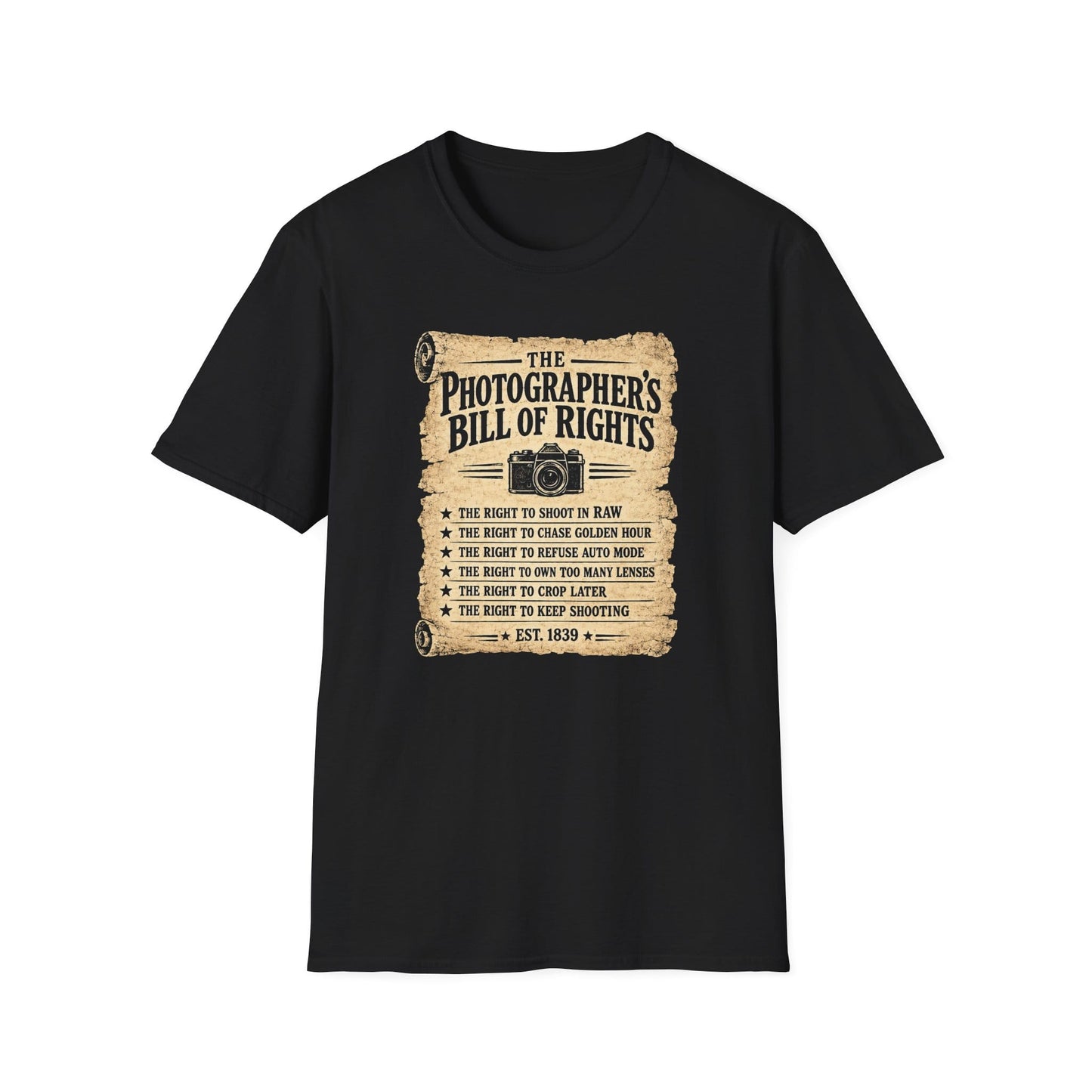 Photographer Bill Of Rights T-Shirt